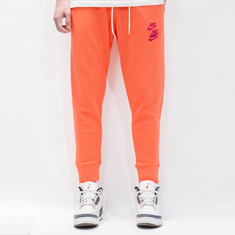 Men's Nike Casual Small Orange Sports Pants/Trousers/Joggers DD0885-842