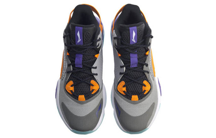 Li-Ning Power 6 Premium Mid x CBA 'Gray Black Orange' ABAP067-1