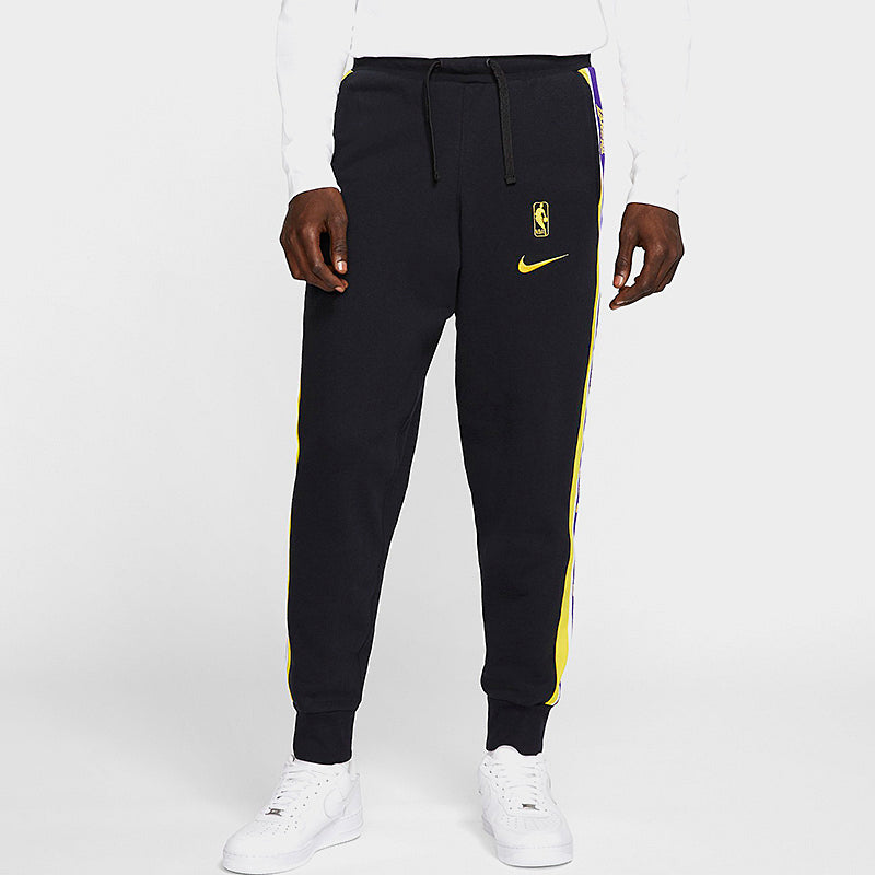 Nike NBA Los Angeles Lakers Basketball Small Sports Long Pants Black CJ7125-010