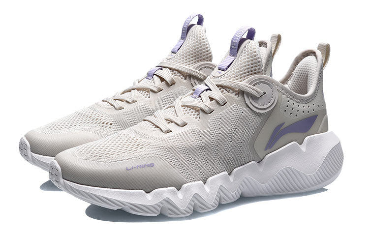 (WMNS) Li-Ning Flex 'Grey Purple' ARKR006-4
