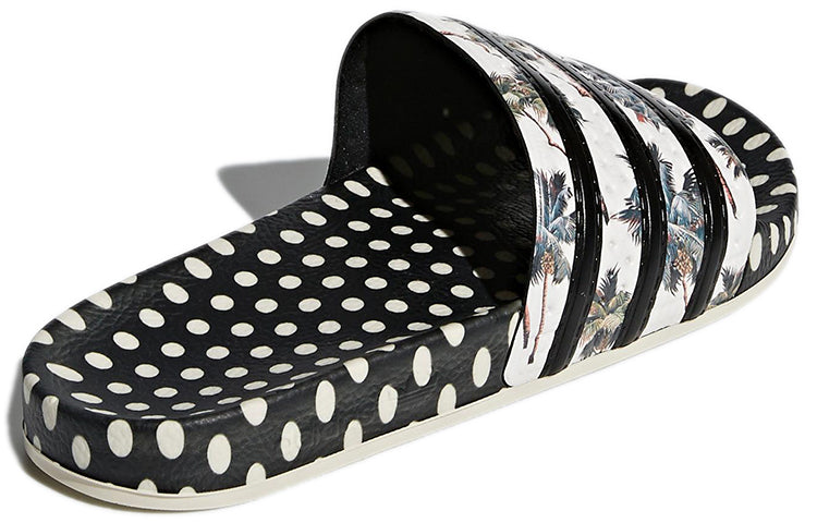 (WMNS) adidas Adilette Slide 'Black White Silver' CM8224