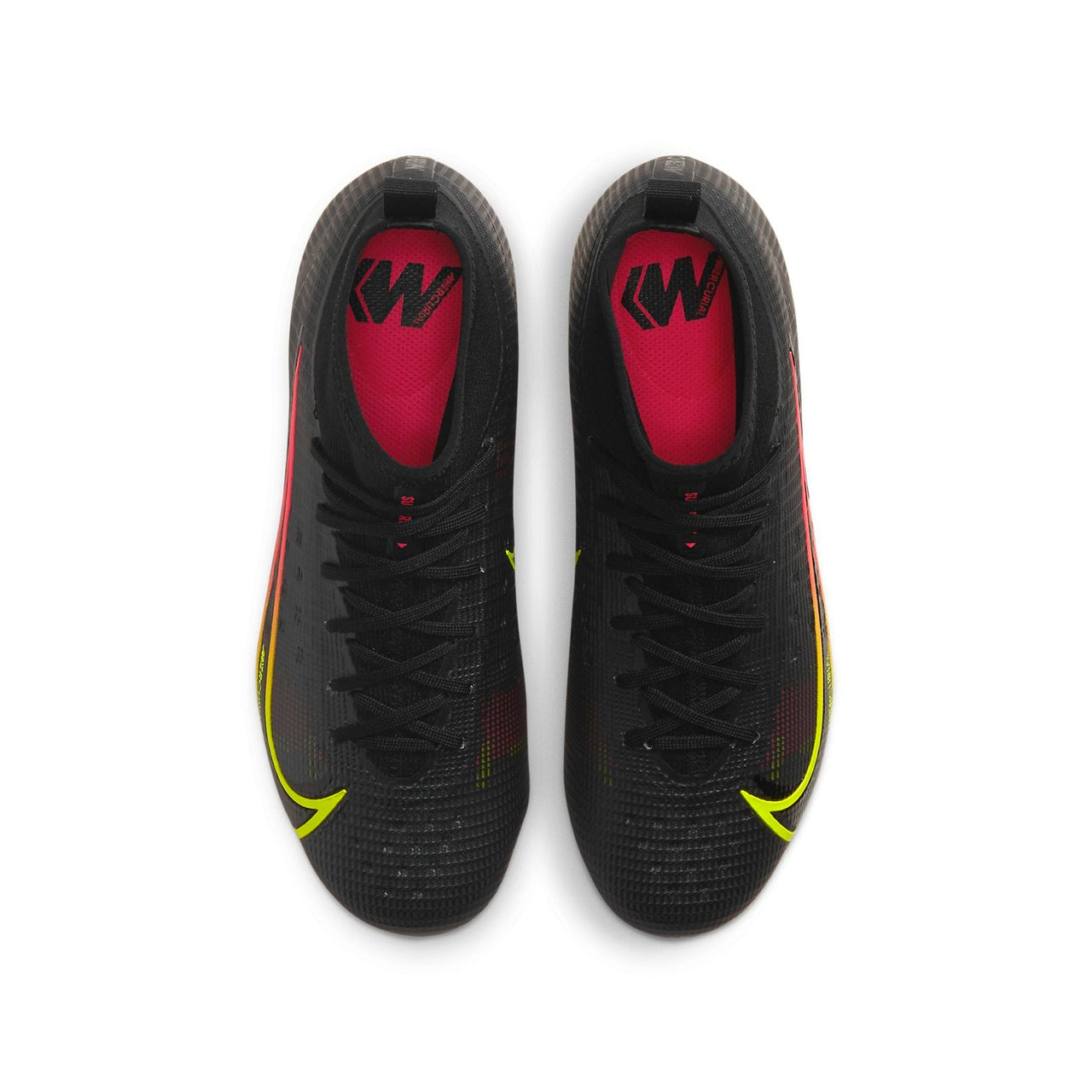 (GS) Nike Mercurial Superfly 8 PRO FG 'Black Red Yellow' CV0804-090