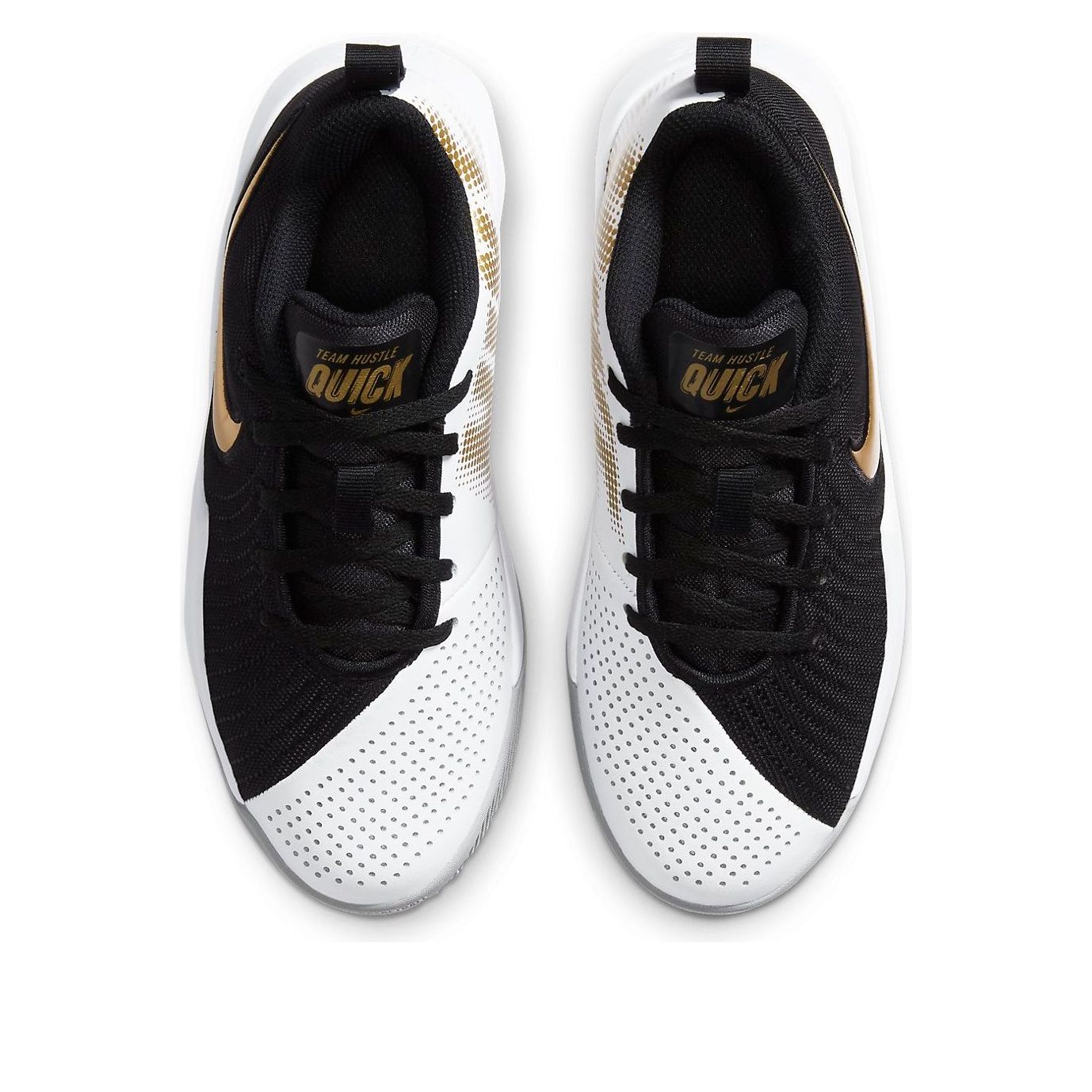 (GS) Nike Team Hustle Quick 2 'Black Gold' AT5298-010