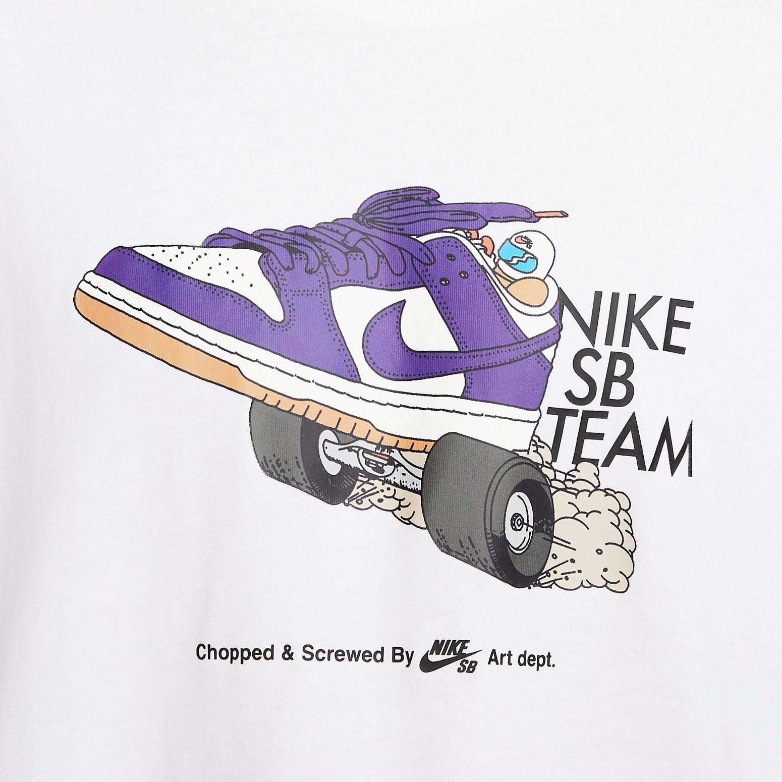 Nike SB Dunk Graphic T-shirt (Asia Sizing) 'White' FJ1138-100