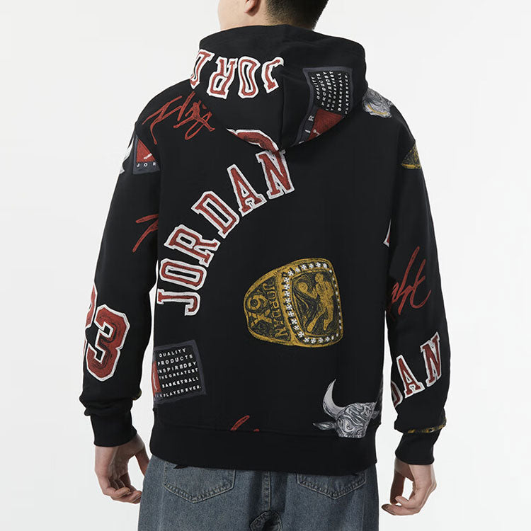 Air Jordan Brooklyn Fleece Pullover Hoodie 'Black' FN4546-010