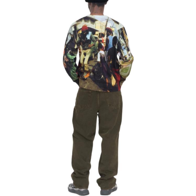 Stussy Peter Tosh Print Sweater 'Multicolor' 117145