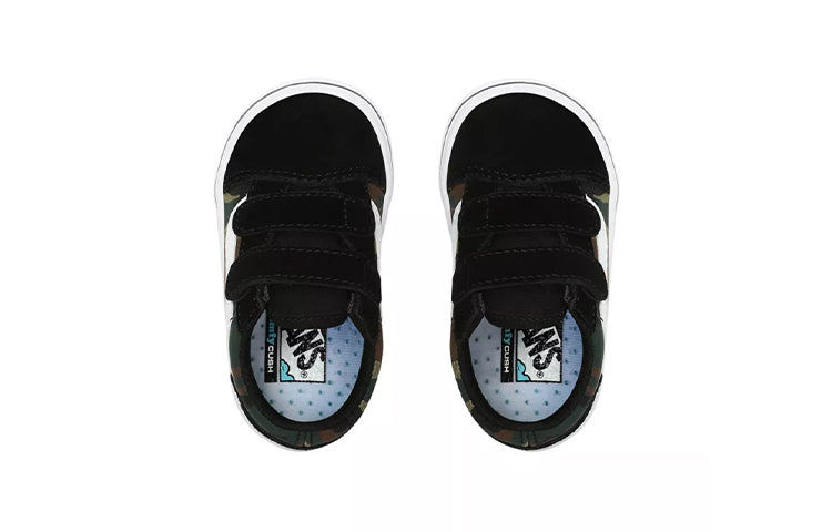 Vans ComfyCush Old Skool V Toddles/Infants Black/Multicolor VN0A4TZI0JR