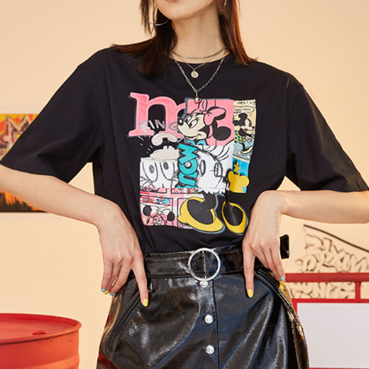 Li-Ning x Disney Printing Short Sleeve Black AHSQ418-5