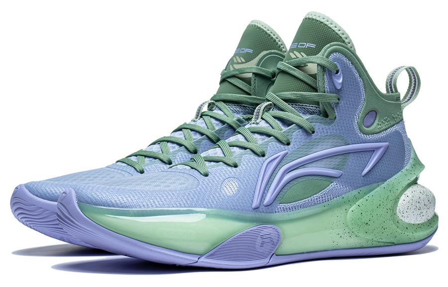 Li-Ning Yushuai 17 Mid ' Purple Green' ABAT043-8