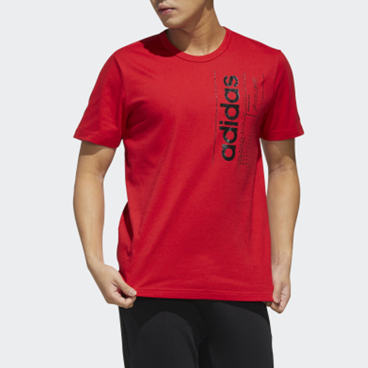 adidas Brilliant Basics Tee 'Red' FM6093