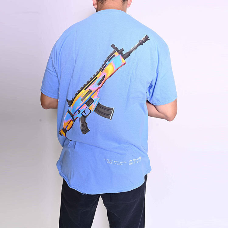 Travis Scott The Scotts Astro Goosebumps T-Shirt 'Sky Blue' TC-298