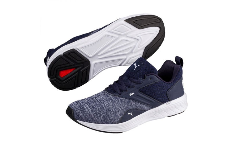 (GS) PUMA Nrgy Comet Low Top Running Shoes Blue/Grey 190675-05