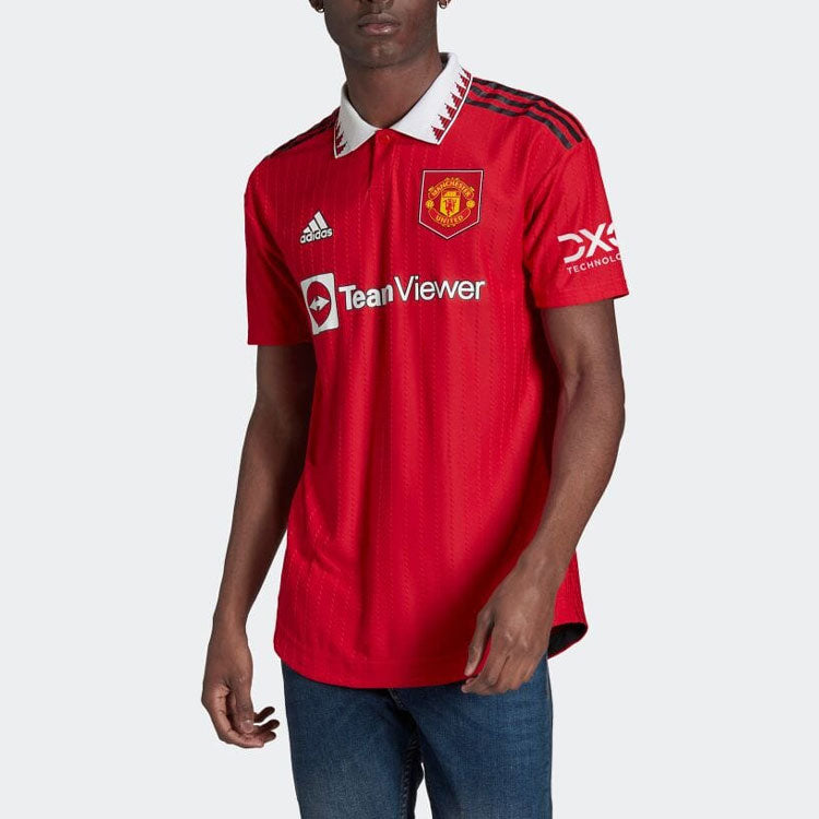 adidas Manchester United 22/23 Home Authentic Jersey 'Real Red' H13889