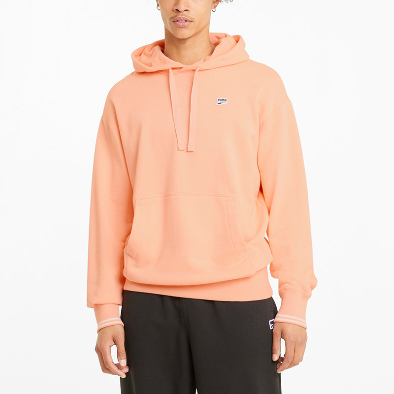 PUMA Downtown Logo Hoodie 'Pink Black White' 531430-26