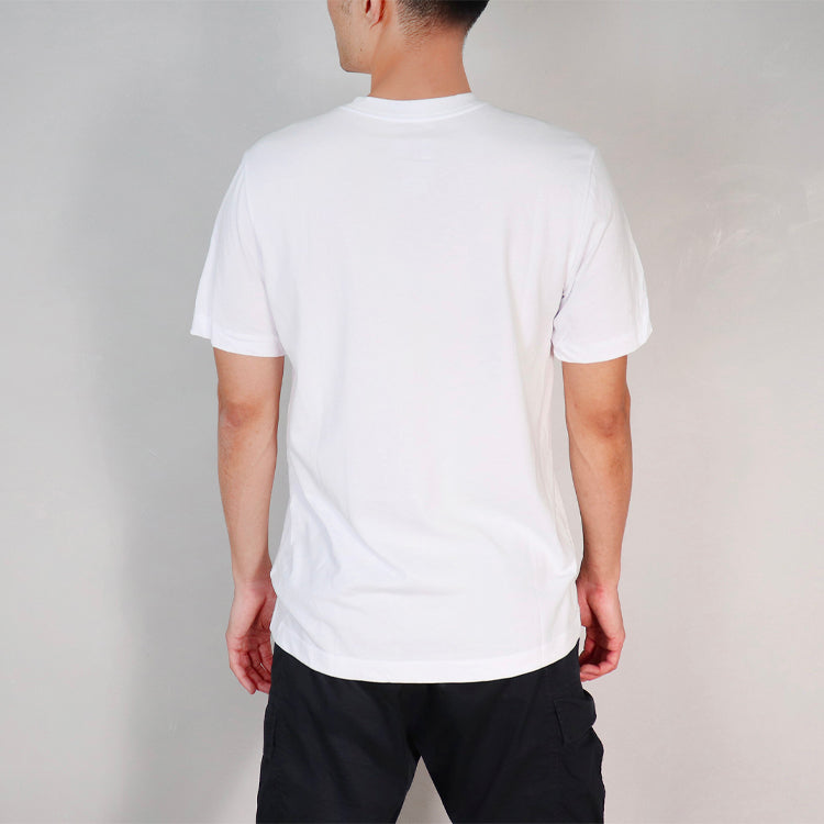 Nike NBA Los Angeles Lakers Logo Printing Quick Dry Basketball Sports Short Sleeve White CV6111-100