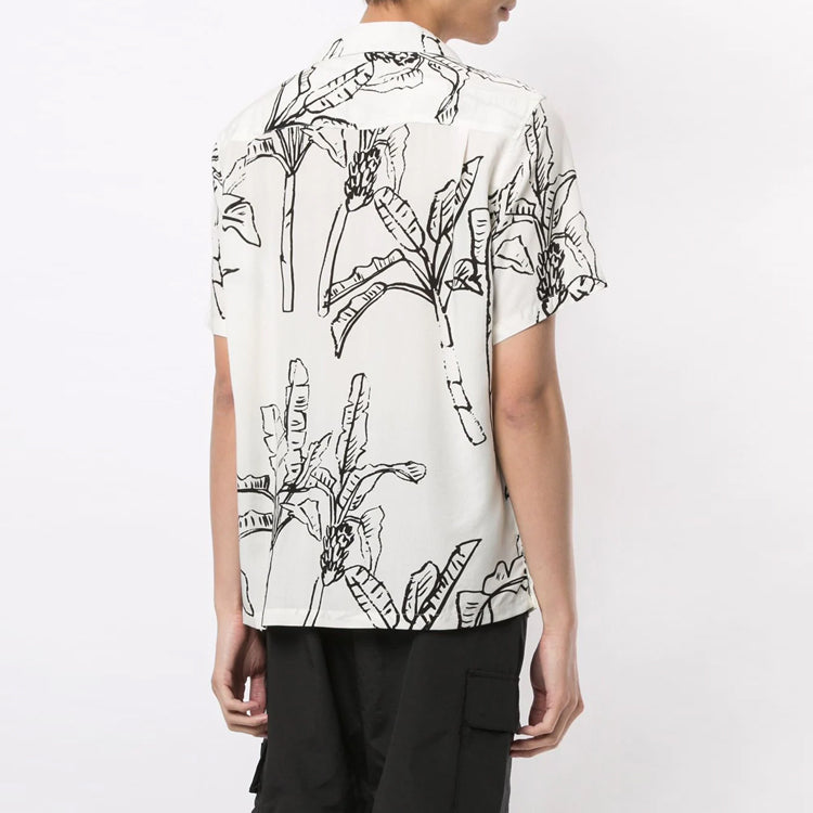 Stussy Off-White Banana Tree Shirt 'White' 1110095