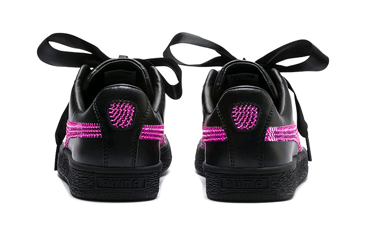 PUMA Basket Heart Bling K Shoes Black/Purple 366847-01