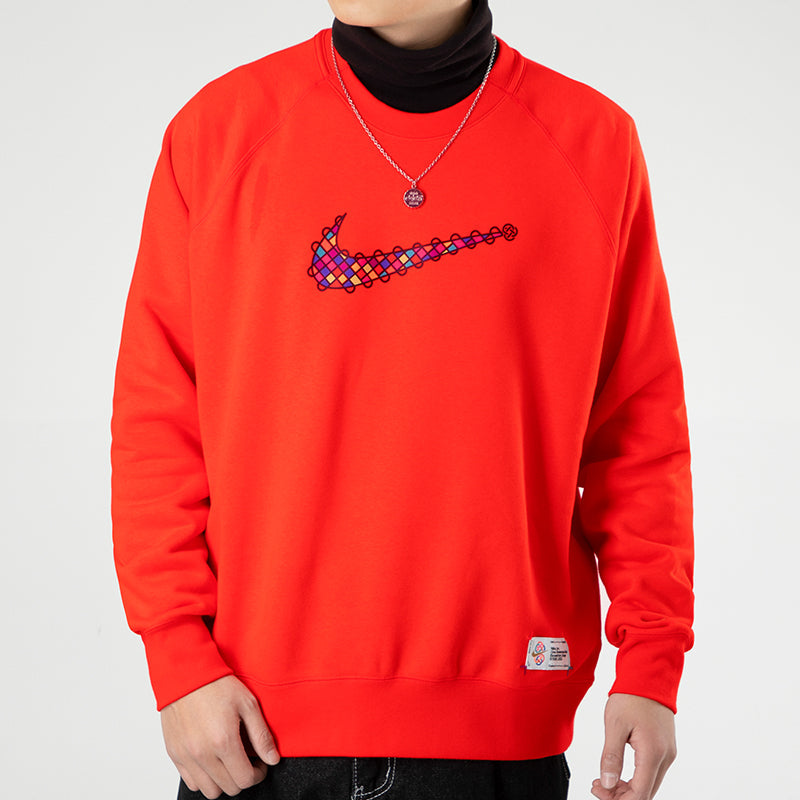 Nike MENS Sportswear Casual Sports Crew-neck Red DH1381-606