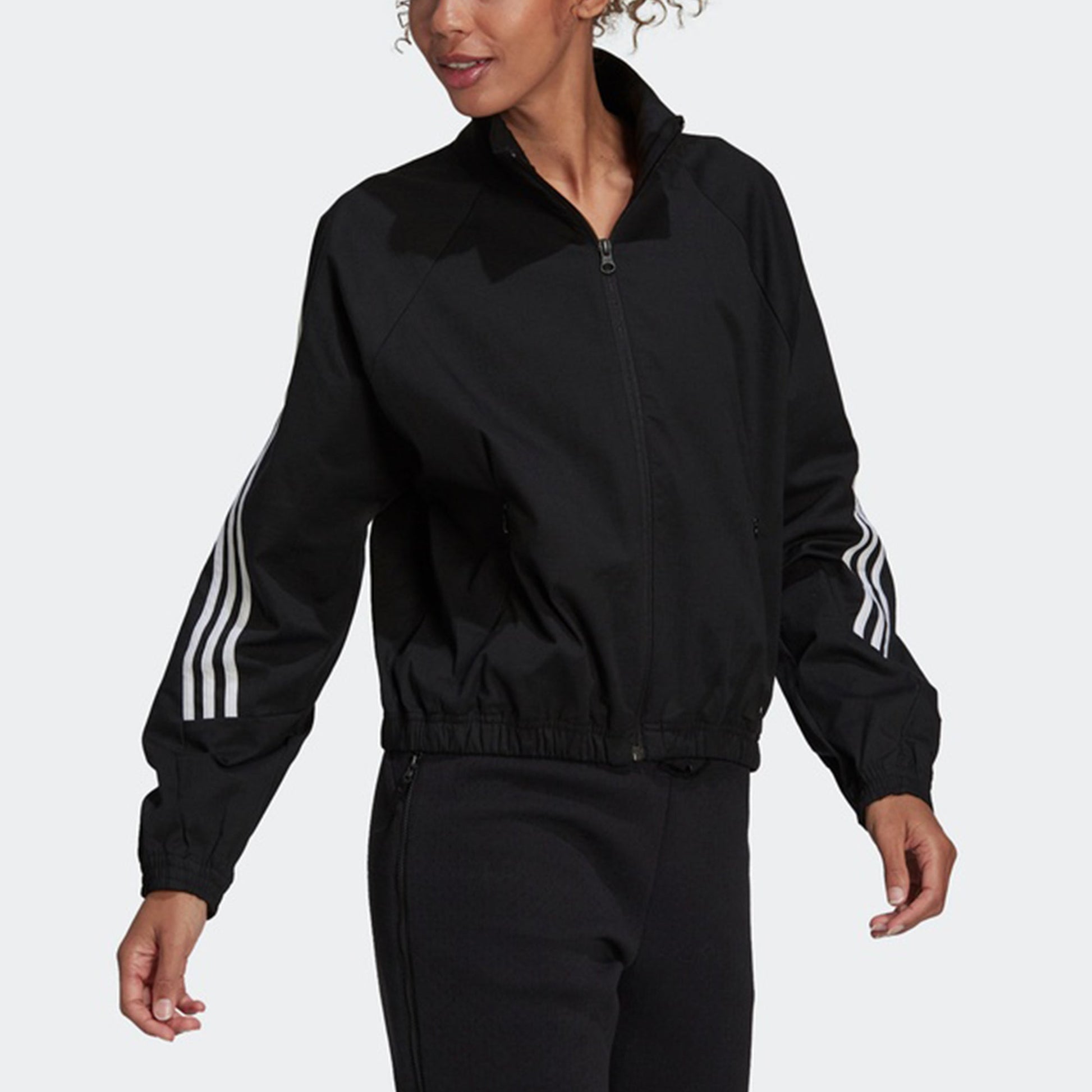 (WMNS) adidas Fi Wv Tt Jacket Black GU9684