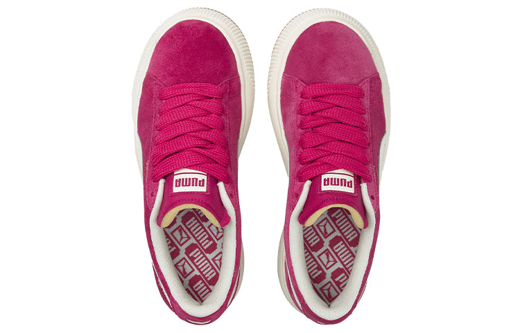 (WMNS) PUMA Suede Mayu Up 'Wine Red Creamwhite' 381650-06
