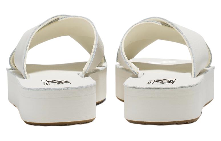 (WMNS) Vans Cross Strap Mega Platform Sandals 'White' VN0007QPFS8