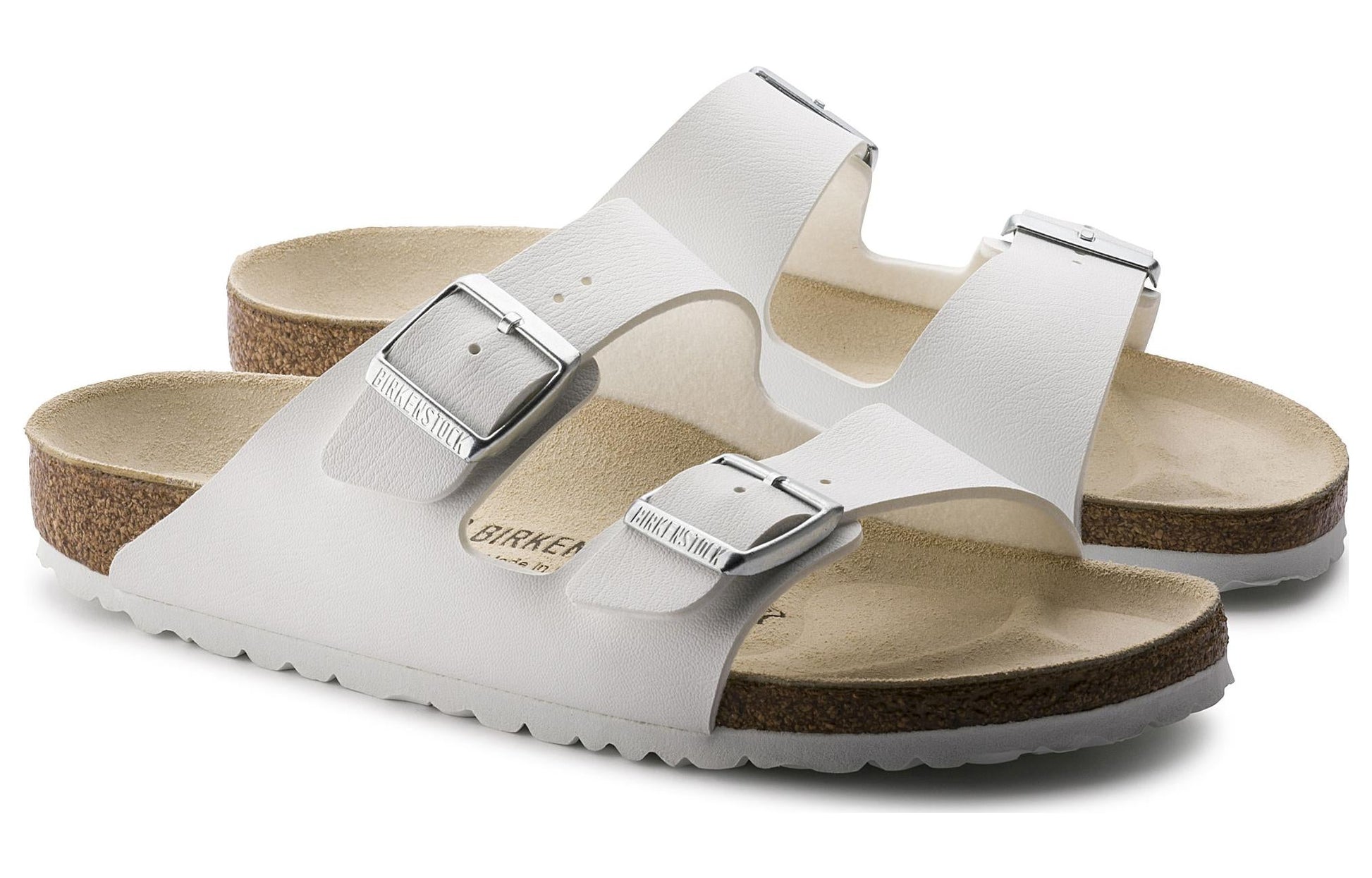 Birkenstock Arizona Birko Flor Narrow Fit 'White' 0051733