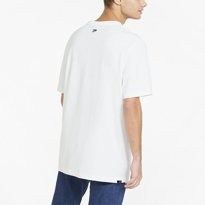 PUMA Downtown Logo Tee 'White' 535359-02