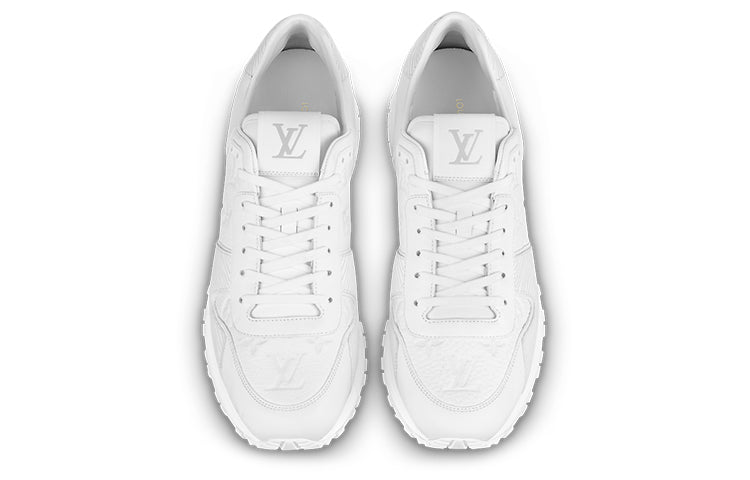 LOUIS VUITTON Run Away Sneakers 'White Monogram and EPI' 1A9ZK6