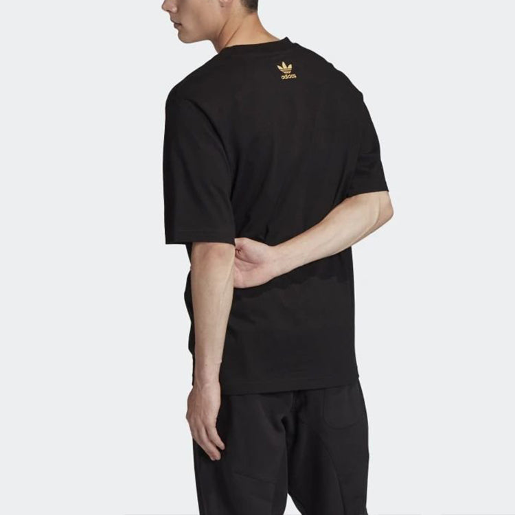adidas originals Tee SS Casual Sports Round Neck Short Sleeve Black GC8692