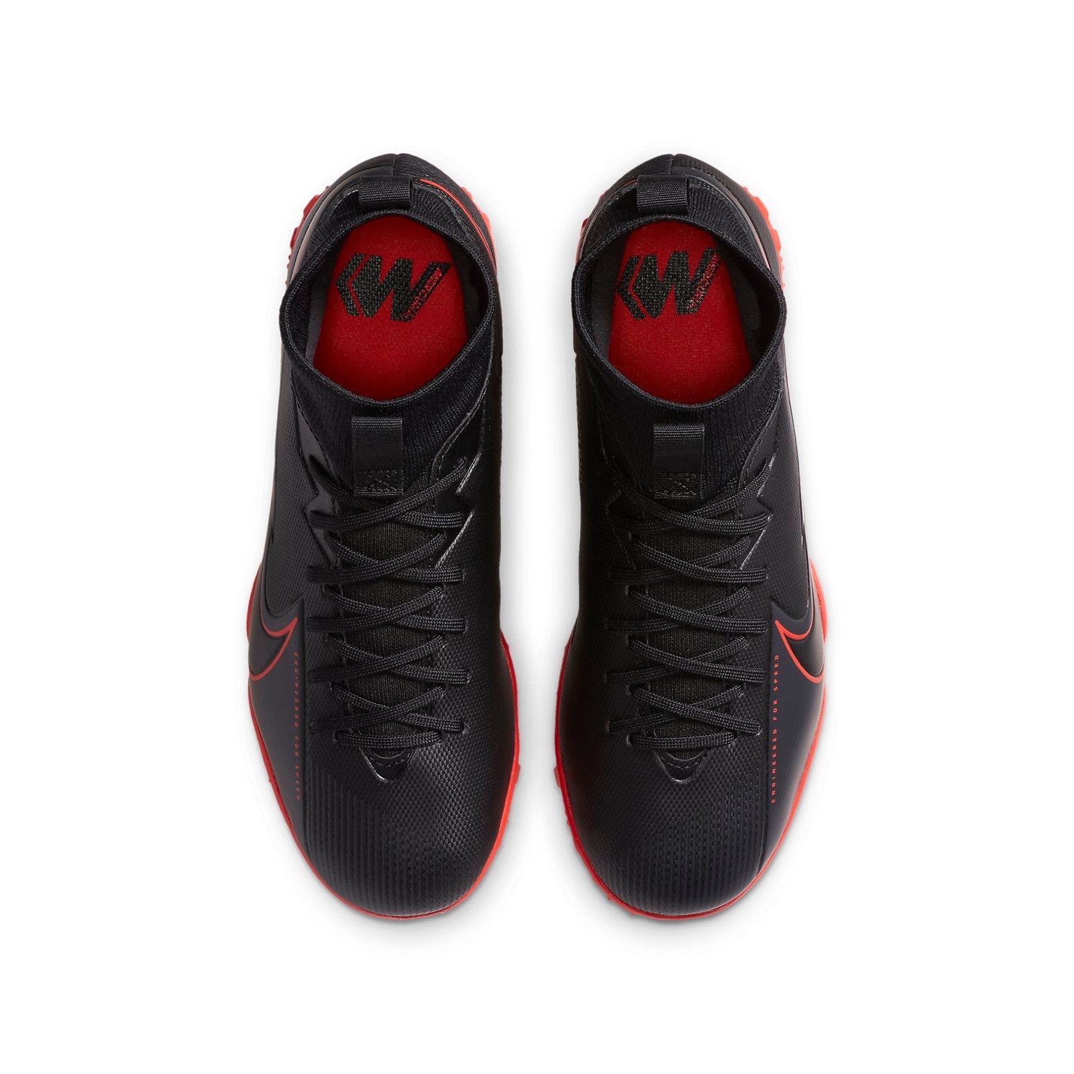 (GS) Nike Mercurial Superfly 7 Academy TF Turf 'Black Red' AT8143-060
