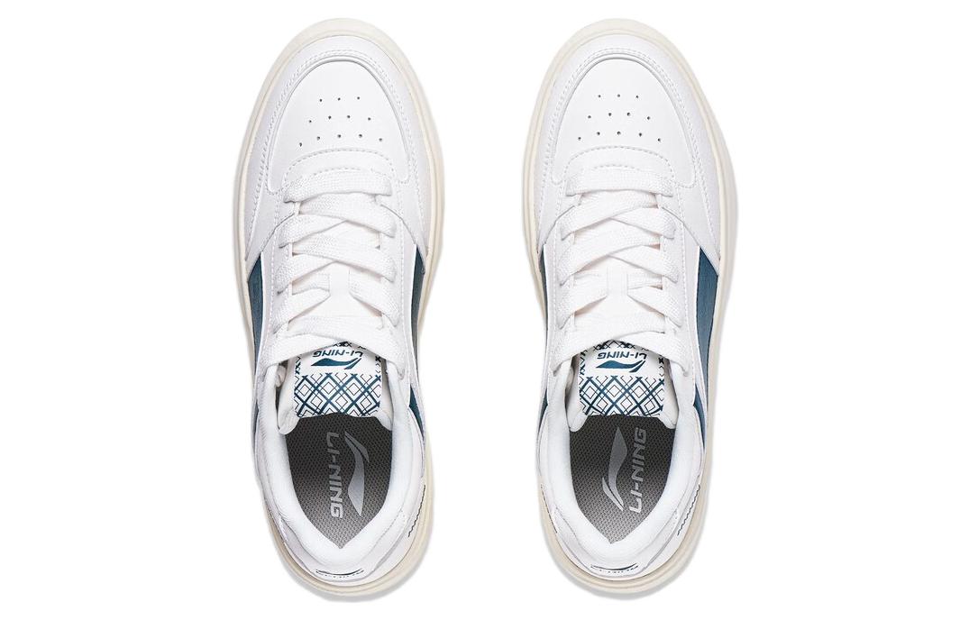 Li-Ning Casual Lifestyle Skate Shoes 'White Blue' AGCT139-2