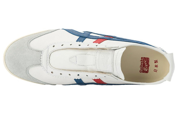 Onitsuka Tiger Mexico Slip-On Deluxe 'White Blue Red' 1181A145-100