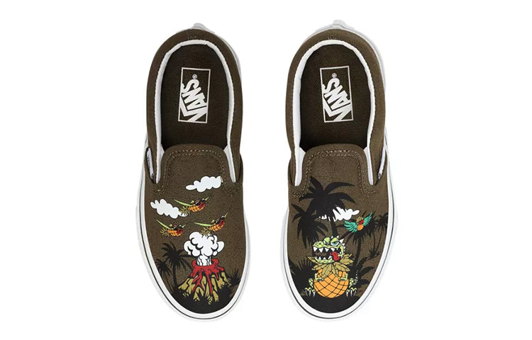 (PS) Vans Classic Slip-On 'Olive Green' VN0A4BUT0I2
