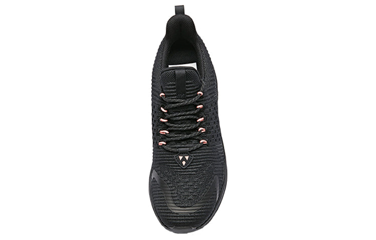(WMNS) ANTA Running Series Sneakers 'Black Pink' 12917788-1