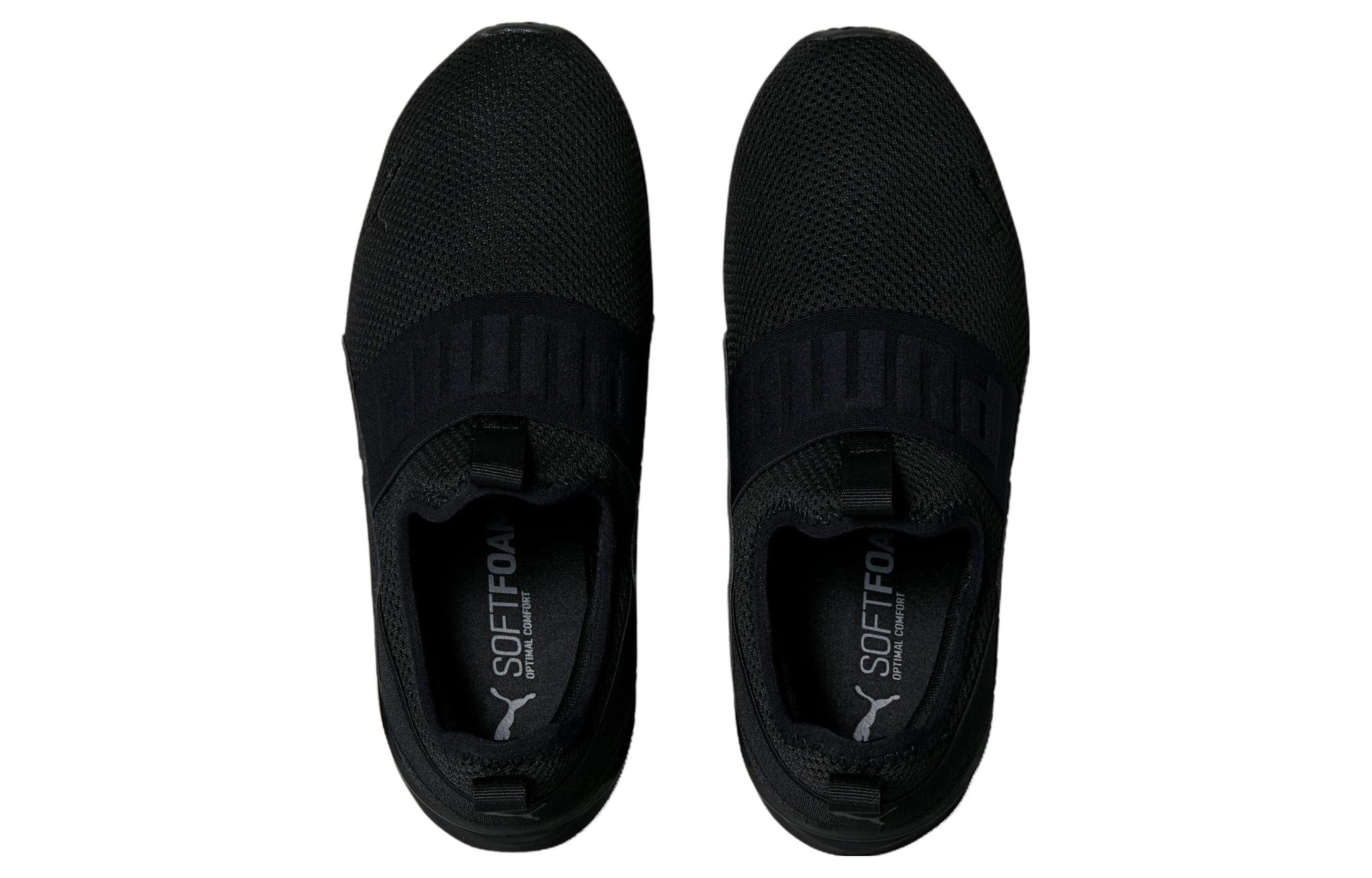 (WMNS) PUMA Axelion Slip-On 'Triple Black' 378341-02