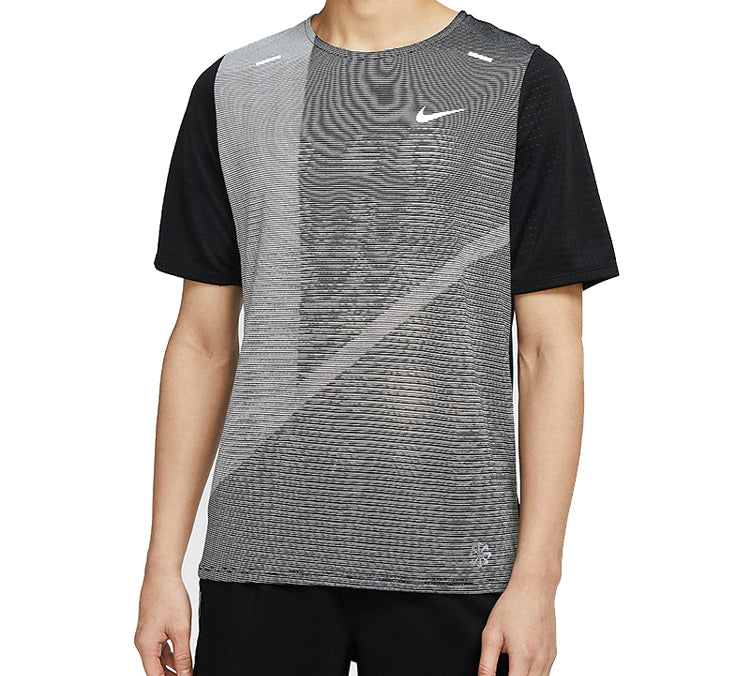 Nike Rise 365 Future Fast Running Short Sleeve Black Gray Blackgray CJ5689-010