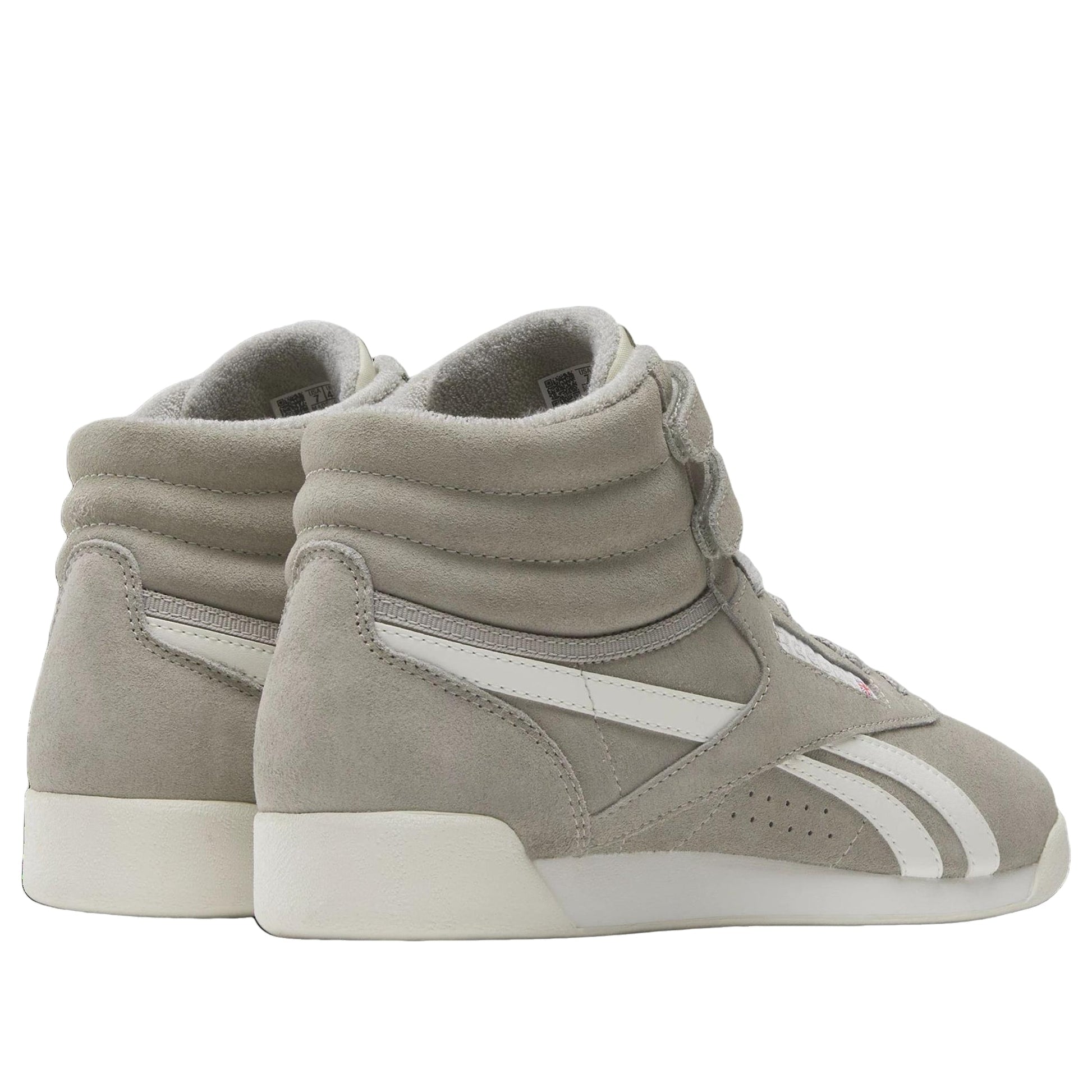 (WMNS) Reebok Freestyle Hi Shoes 'Escape Grey Chalk Chalk' 100258943