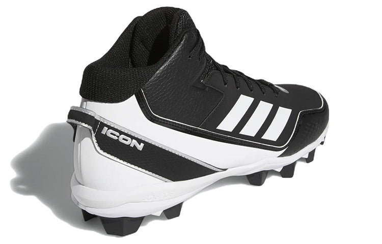 adidas Icon 7 Mid Md Cleats 'Black White' S23922