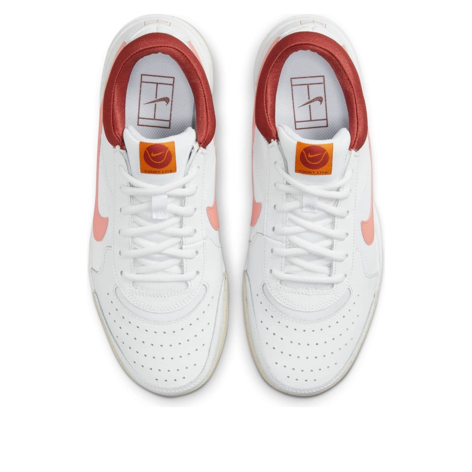 (WMNS) Nike Zoom Court Lite 3 Low-Top Tennis Shoes White/Pink DH1042-116
