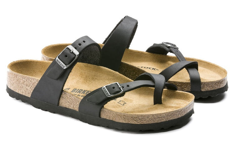 Birkenstock Mayari Natural Leather Oiled 'Black' 0171481