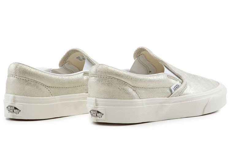 Vans Slip-On Cracked Leather Gold VN0A33TB9HR