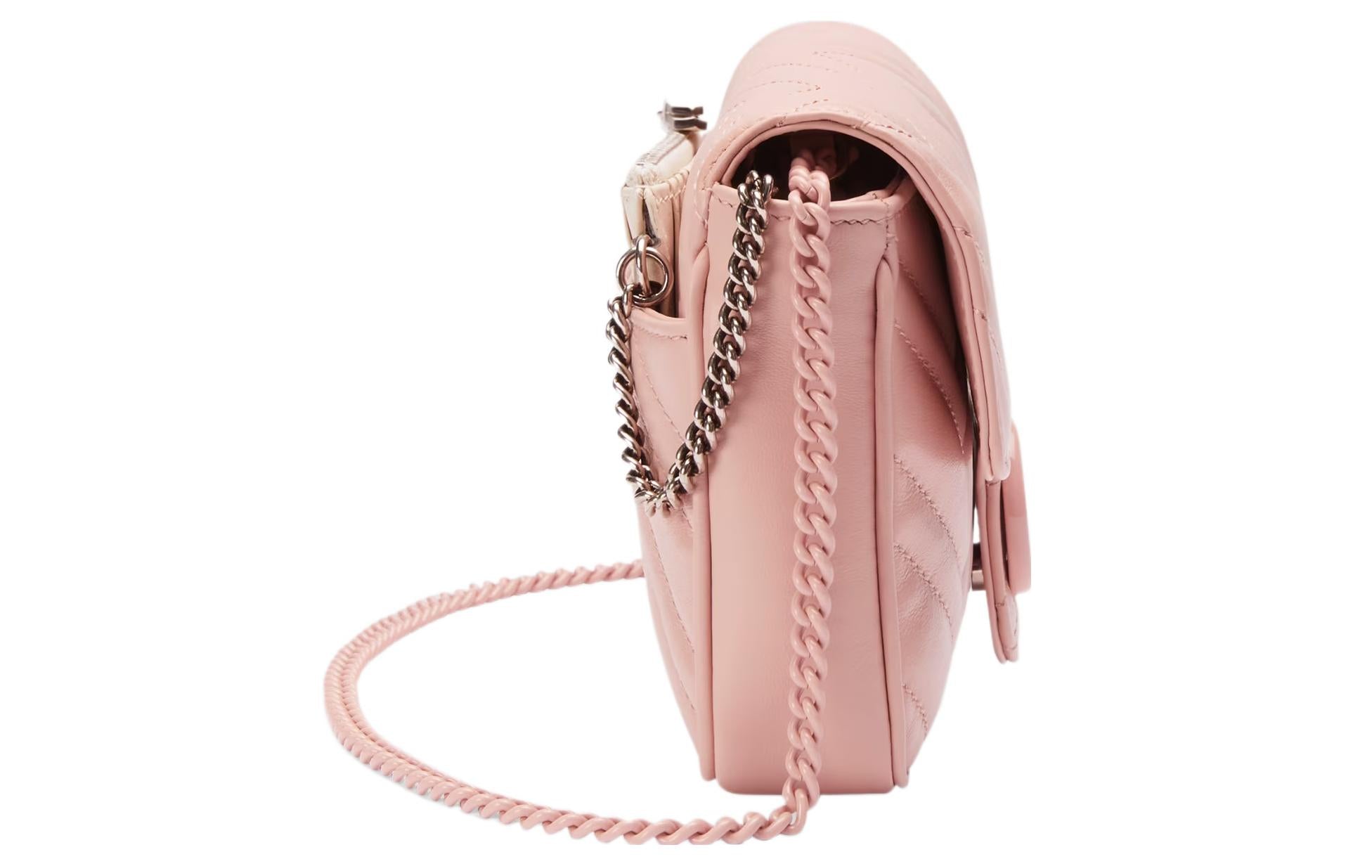 (WMNS) Gucci GG Marmont Mini Bag 'Light Pink' 751526-AACX5-5945