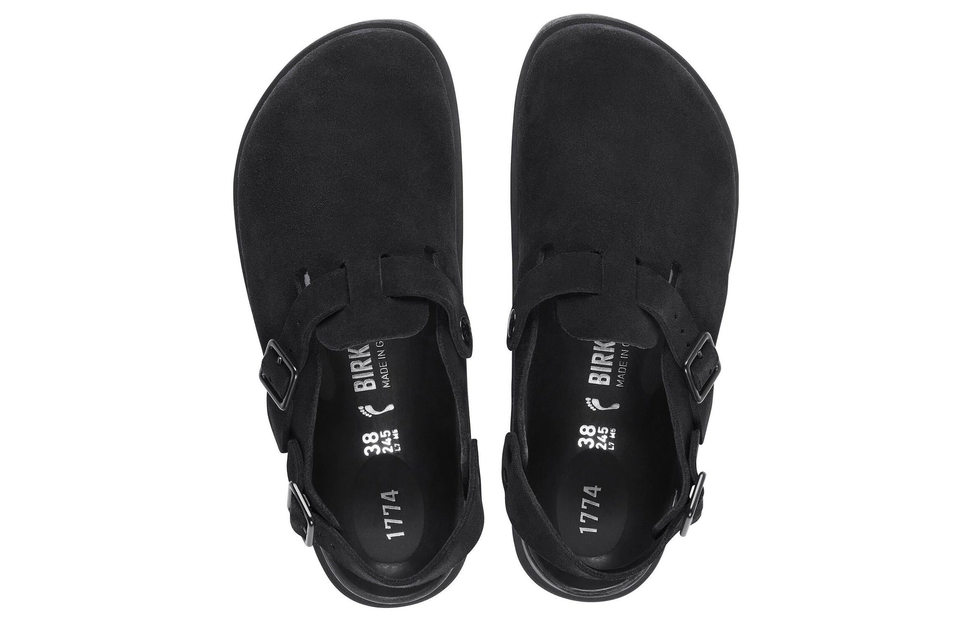 Birkenstock 1774 lV Tokio Suede Sandals 'Black' 1025897