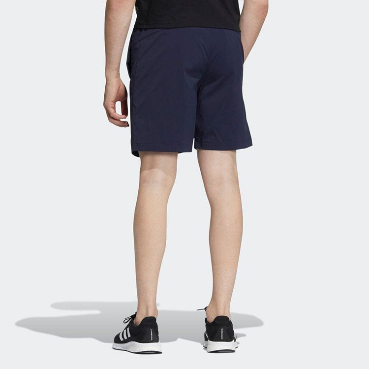 Men's adidas Printing Logo Casual Straight Shorts Blue HD0002