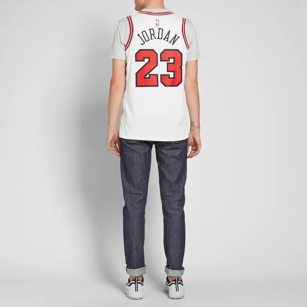 Nike Michael Jordan Association Edition Swingman Jersey (Chicago Bulls) SW 'White' AO2916-100