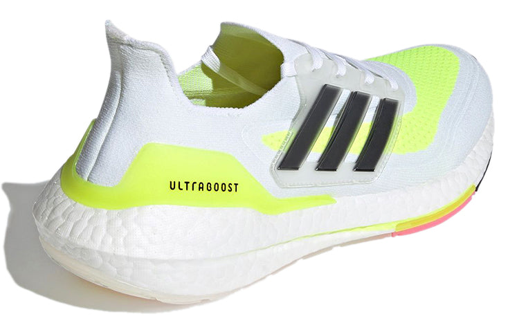 adidas Ultraboost 21 'White Solar Yellow' FY0377