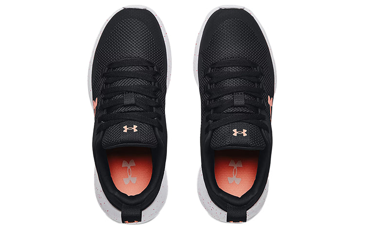 (WMNS) Under Armour Essential 'Black Pink Speckle' 3022955-003