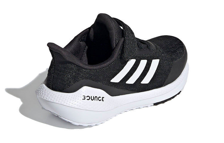 (GS) adidas EQ21 Run Velcro J 'Black White' FX2254