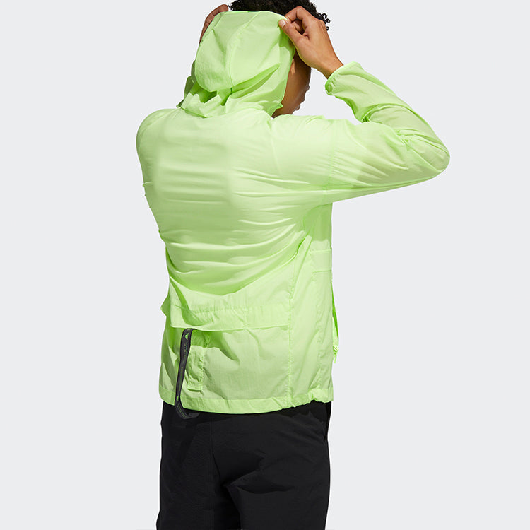Men's adidas Sports Stylish Hooded Jacket Green FT2780