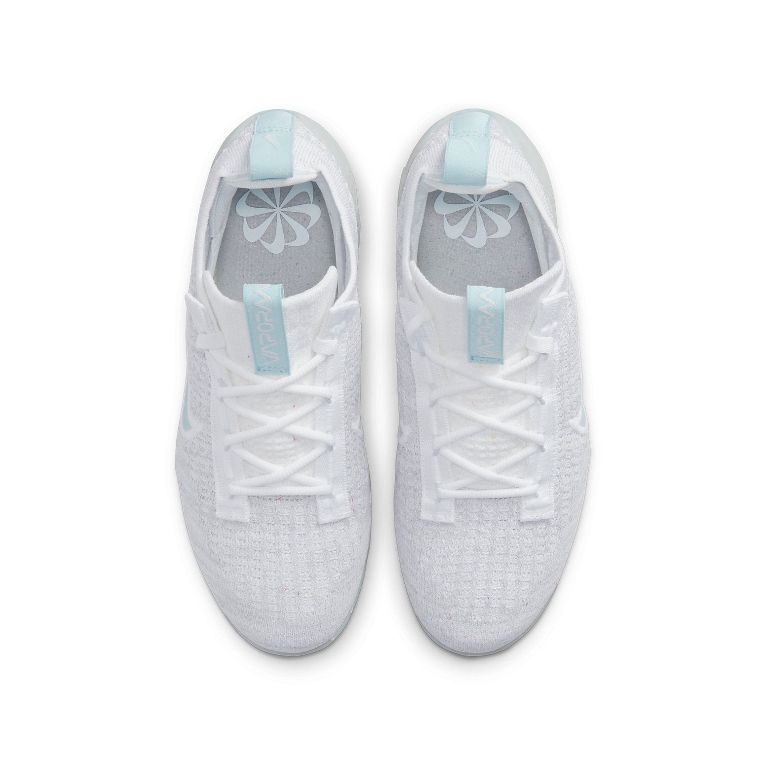 (GS) Nike Air VaporMax 2021 Flyknit 'Mismatched Swoosh - White Aura' DB1550-102